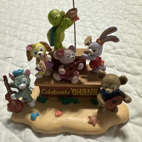 *New Disney Aulani Celebrate Ohana Duffy Stella Olu Shelly Gelatoni Photo Holder - Picture 12 of 12